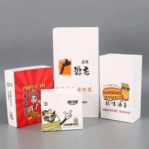 SOS White kraft Paper Bags