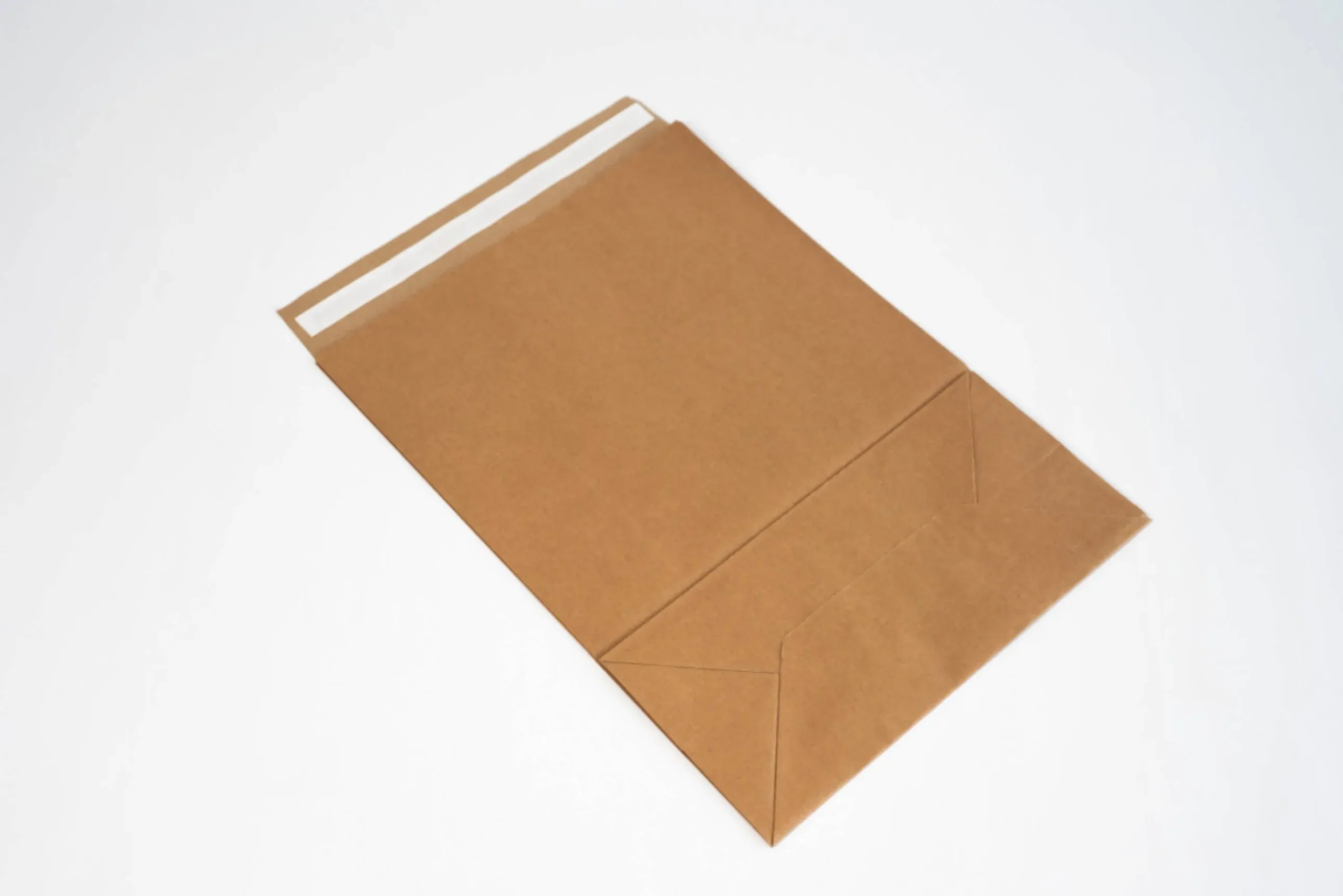Eco-Friendly Custom Printed Packaging Square Bottom Courier Bag Stand-Up Paper Mailers